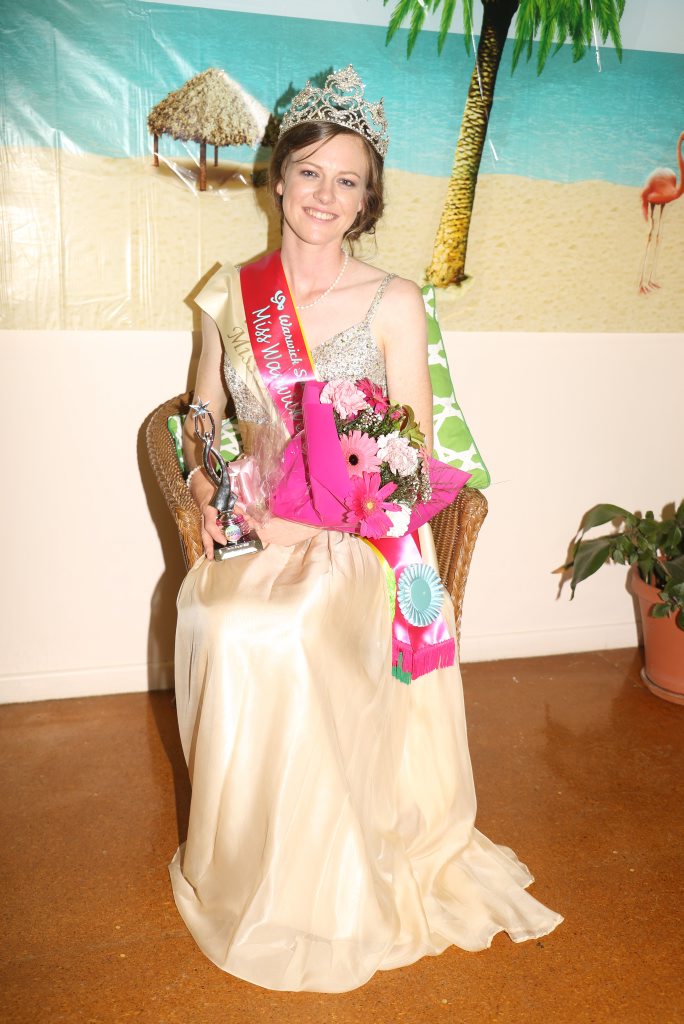 2016 Miss Warwick Showgirl Amy Bradfield.